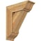 Ekena Millwork Traditional Traditional Rough Sawn Bracket w/ Offset Brace, Western Red Cedar, 8"W x 22"D x 26"H BKT0806X22X26TRA01RWR - alternate 1